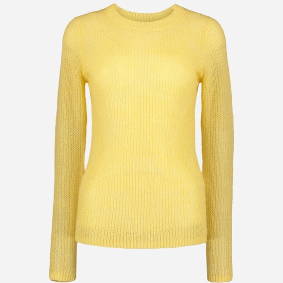 NWT Vanessabruno Wool Jotaro Sweater, Anise Yellow - Picture 2 of 5